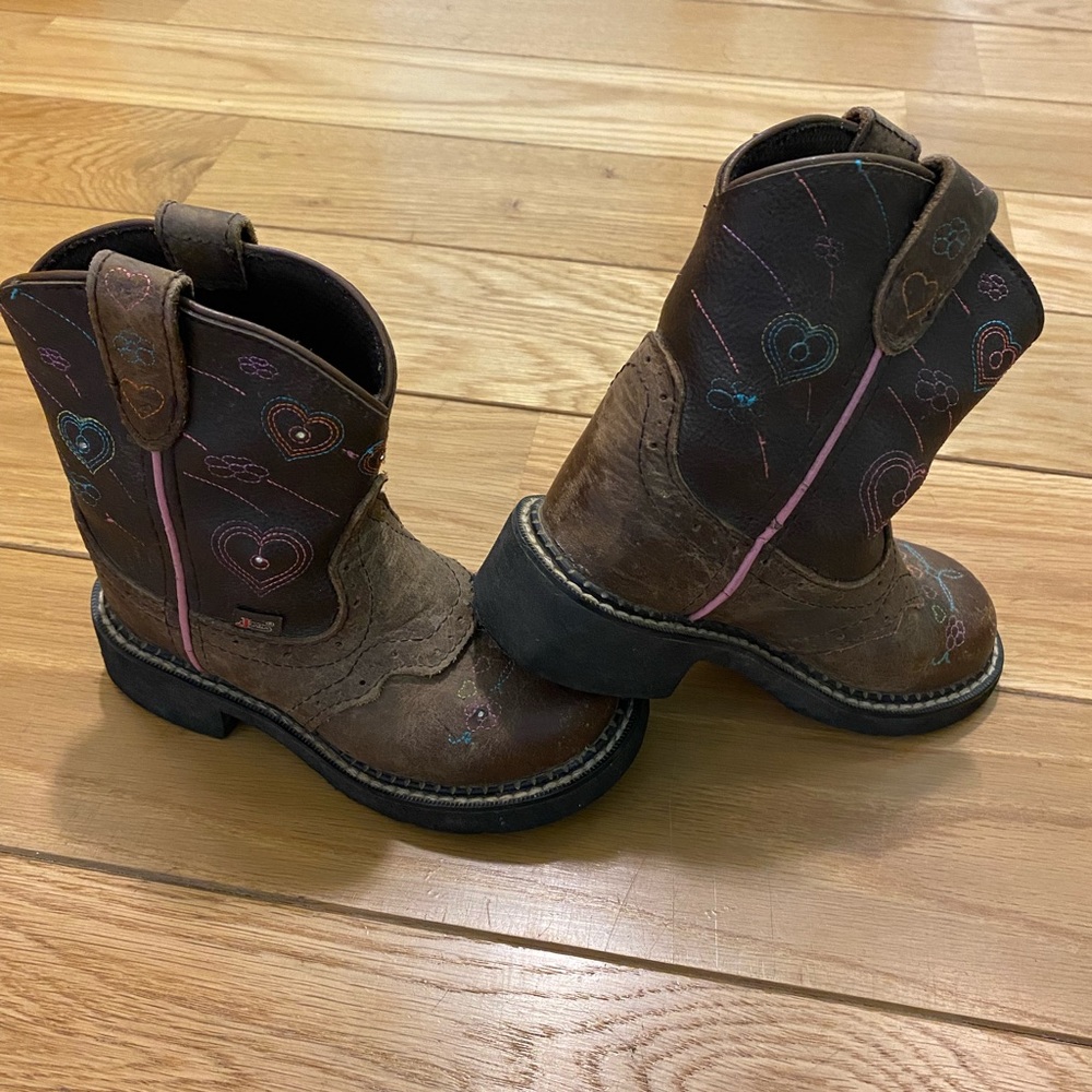 Light up Justin cowgirl boots!